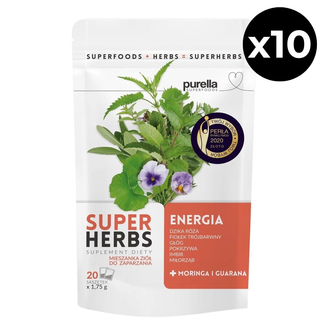 Herbal Infusion - Energy Superherbs (20x 1.75g) x10