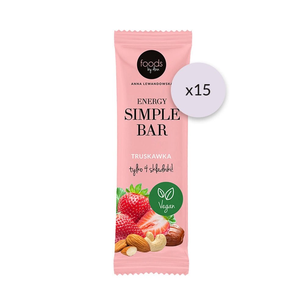 Energy Simple Bar Strawberry 35g x15