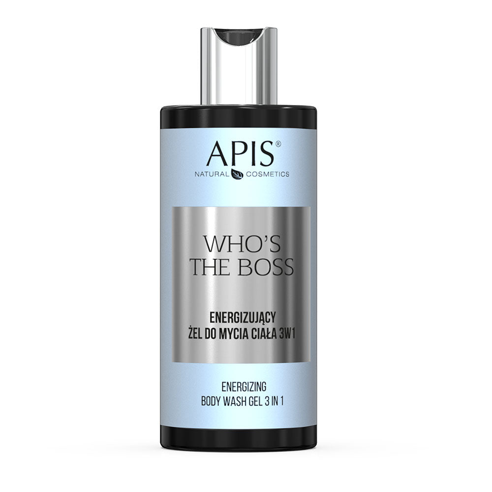APIS Who’s the Boss Energising 3‑in‑1 Body Wash Gel | 300 ml