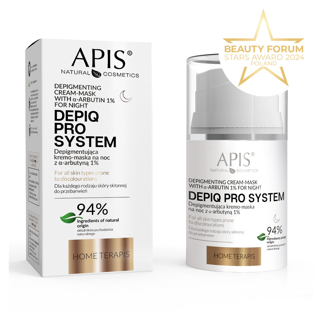 Apis Depiq Pro System Depigmenting night cream-mask with α-arbutin 1% | 50 ml