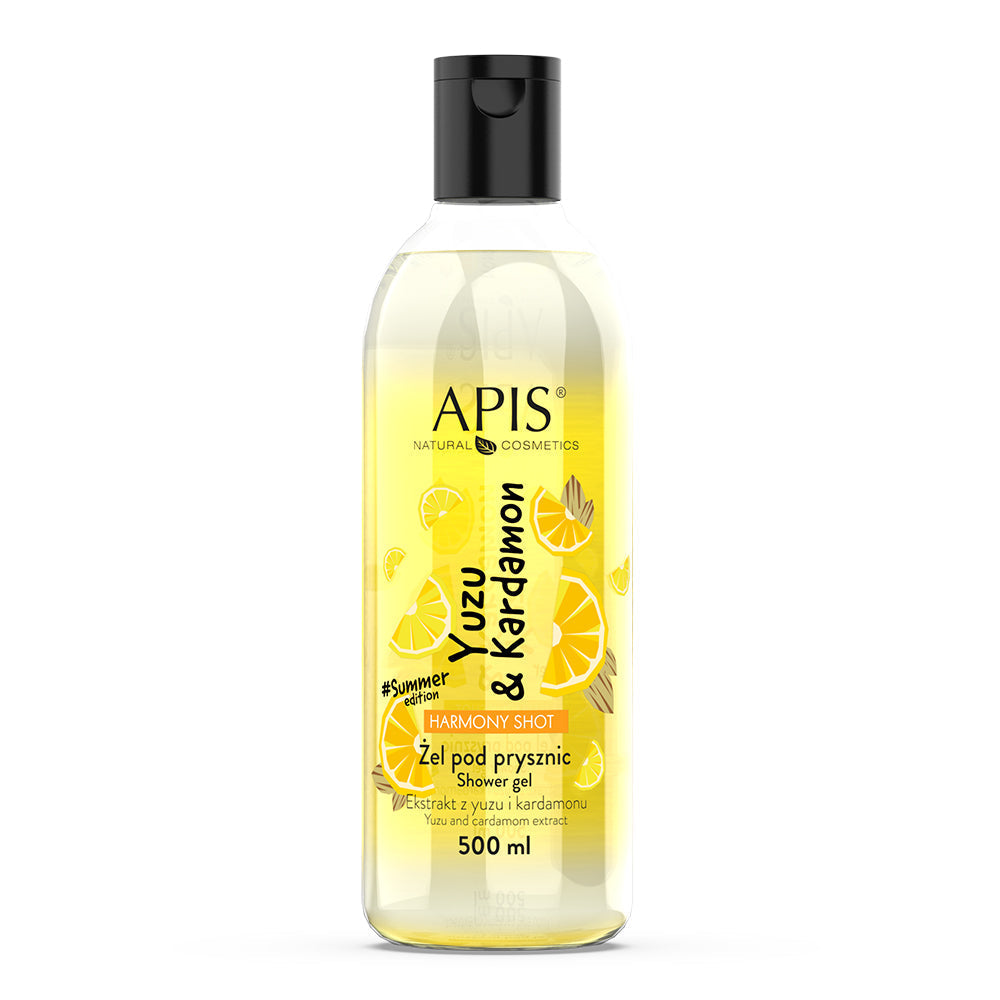 Apis Harmony Shot Yuzu & Cardamom Shower Gel | 500ml