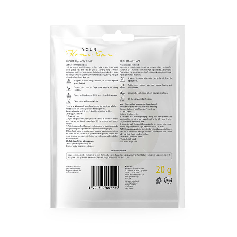 Apis Illuminating & Firming Sheet Mask | 20 g