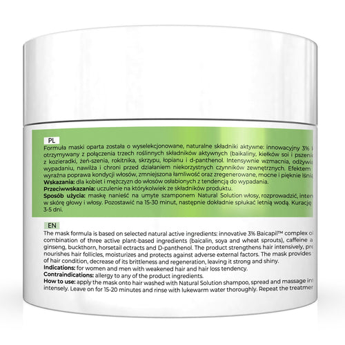 Apis Natural Solution Anti‑Hair Loss Strengthening Mask | 200 ml