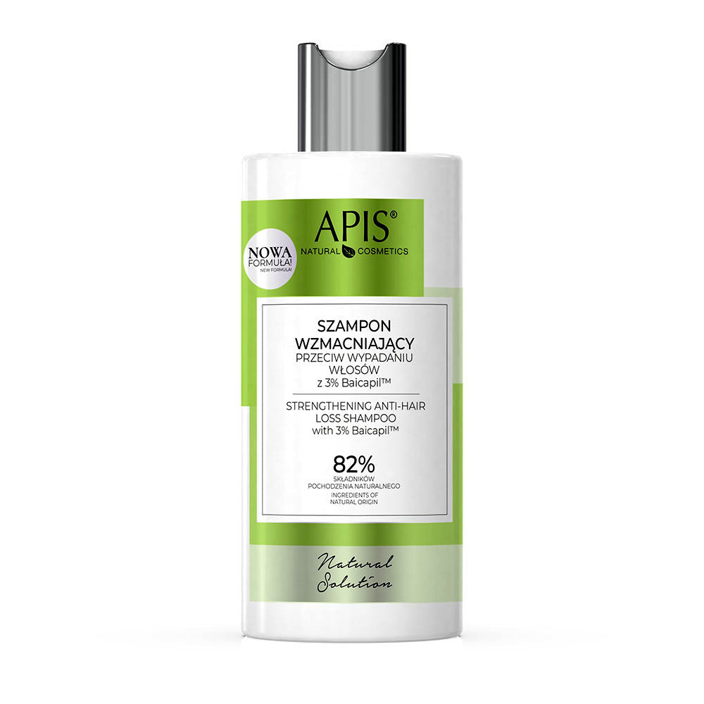 Apis Natural Solution Anti‑Hair Loss Strengthening Shampoo | 300 ml