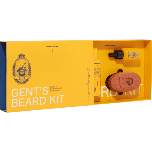 Beard Grooming Set - Beard Oil, Beard Shampoo, Beard Brush