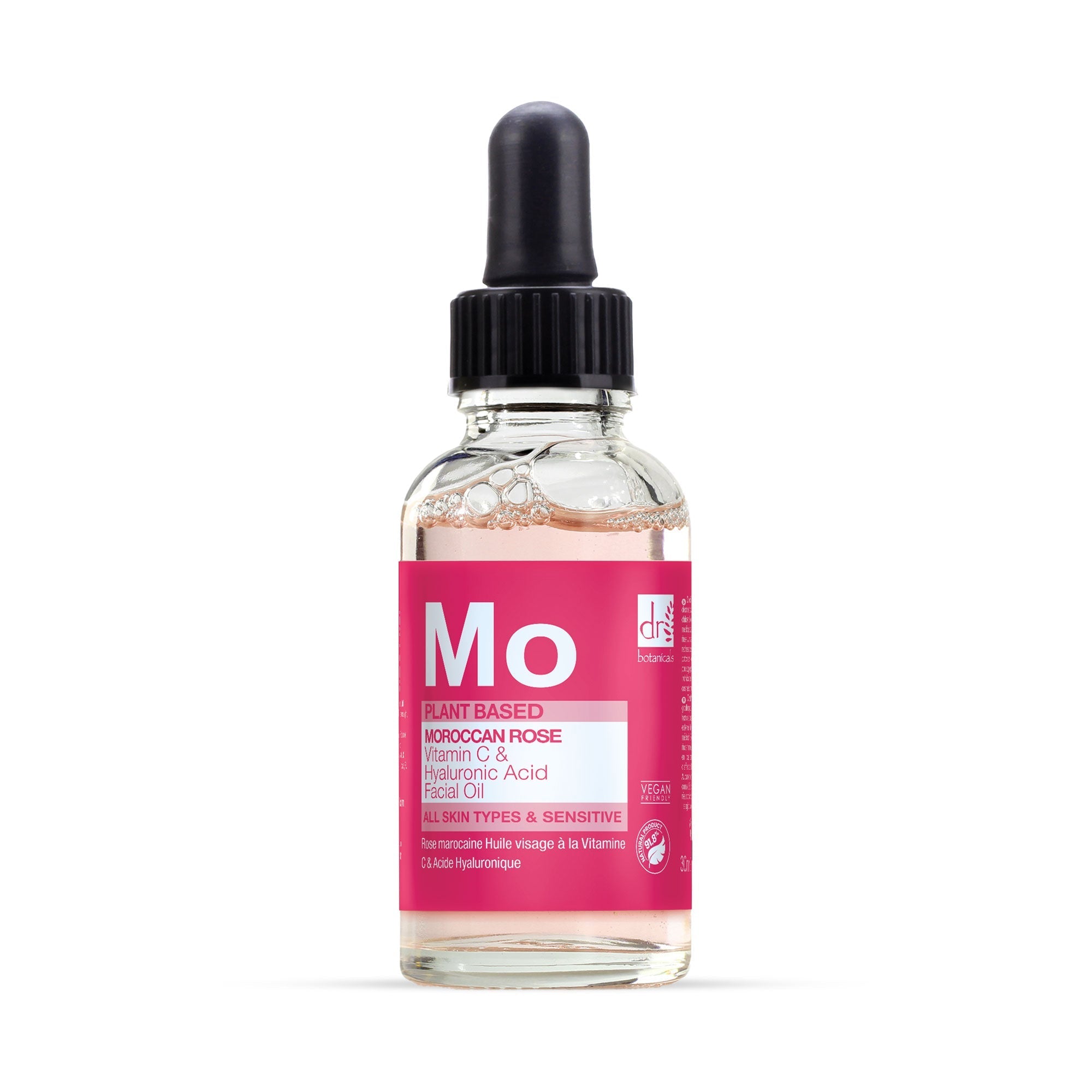 Moroccan Rose Facial Oil with Hyaluronic Acid & Vitamin C
