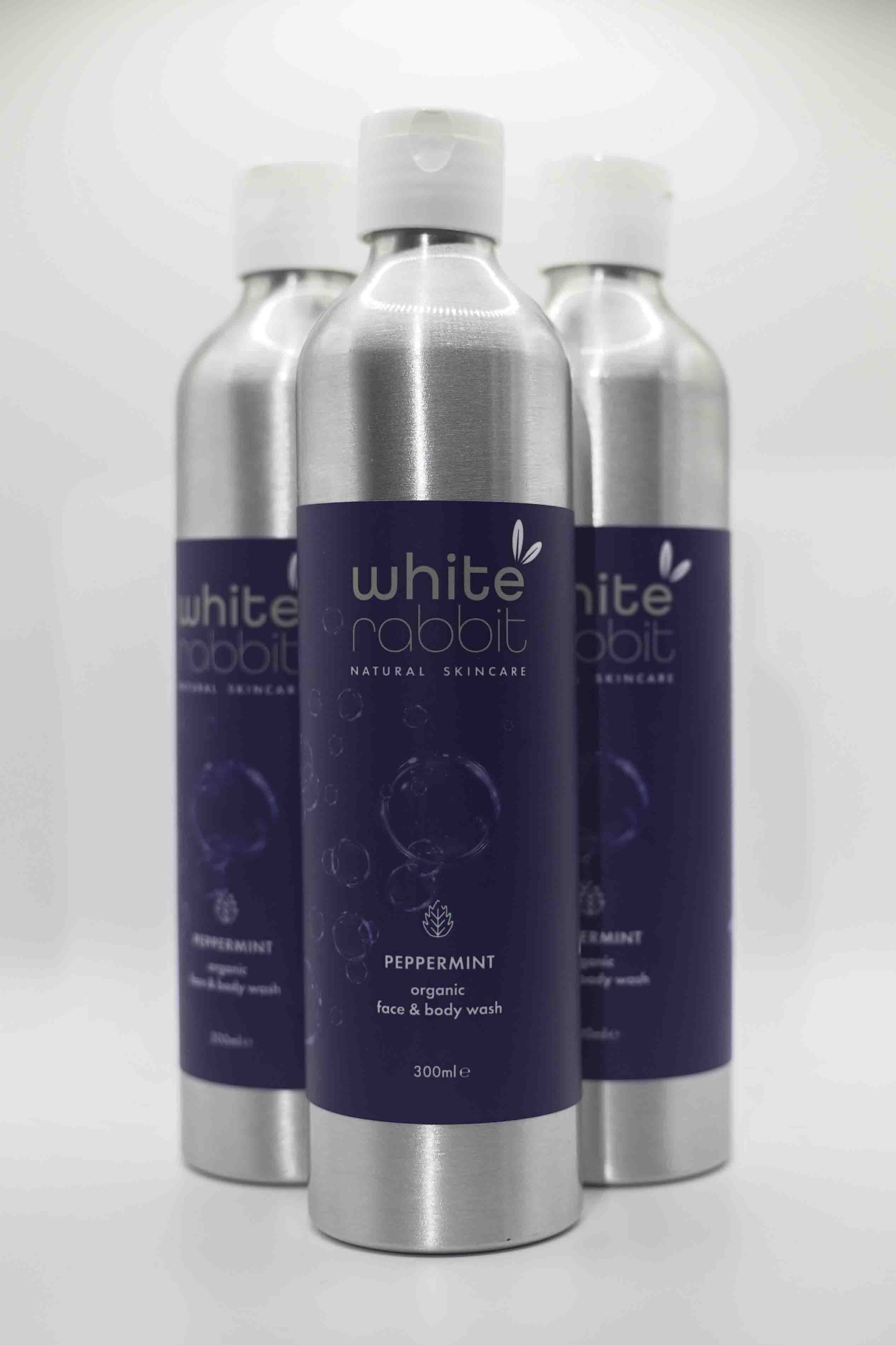 Organic Peppermint Face and Body Wash