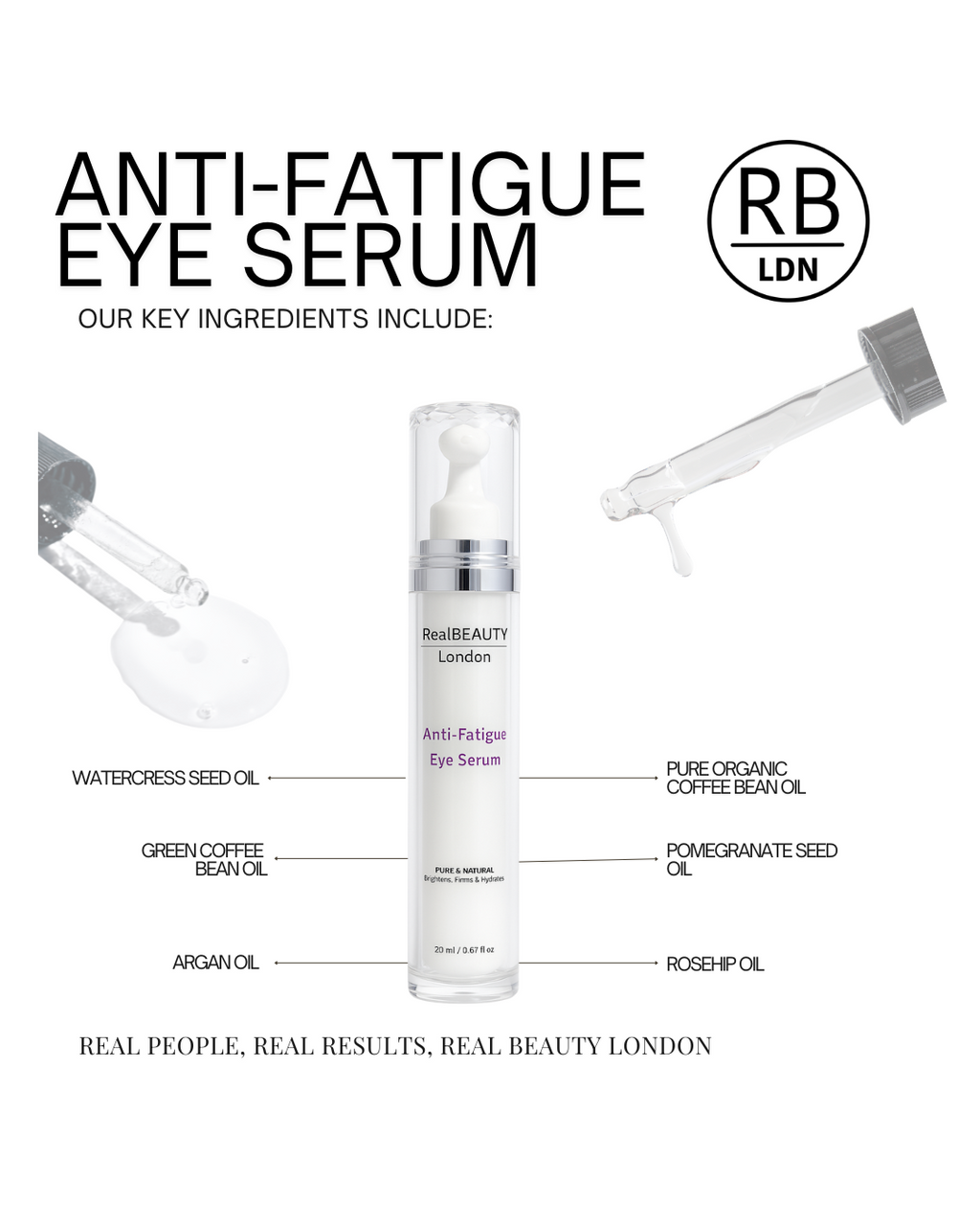 Anti-Fatigue Eye Serum with Eye Roller