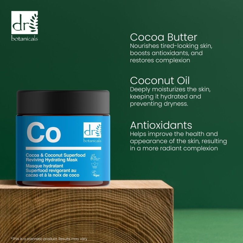 Cocoa & Coconut Superfood Reviving Hydrating Mask 60ml