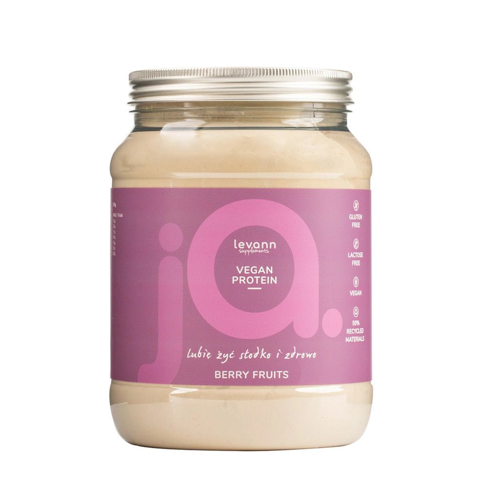 "jA" Vegan Protein - Berry Fruits 500g