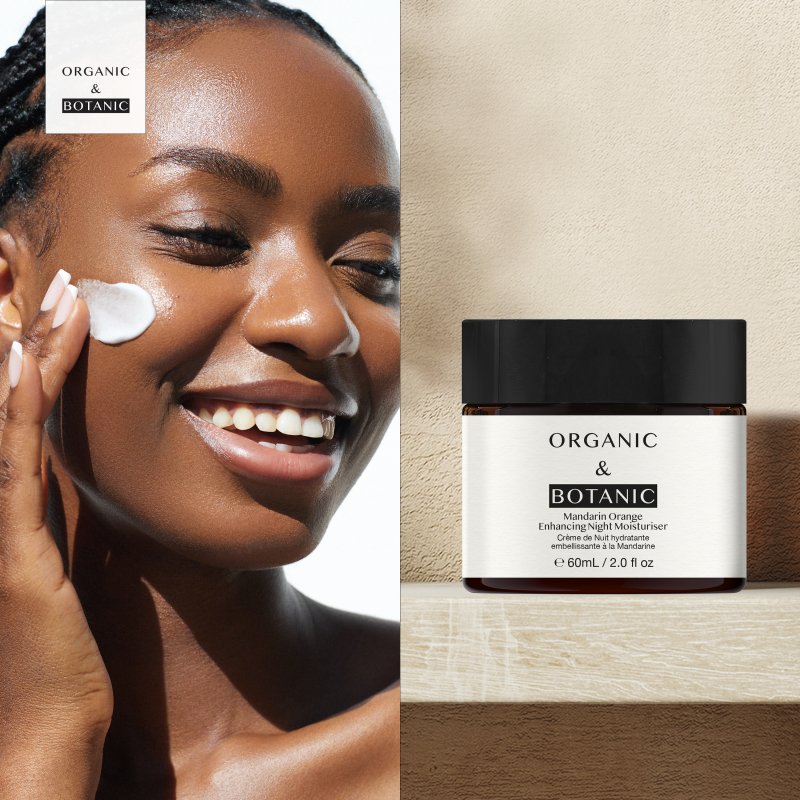 Mandarin Orange Night Moisturizer with Bakuchiol & Vitamin C - 60ml - Revitalizing & Hydrating for Firmer, Brighter, & Younger-Looking Skin