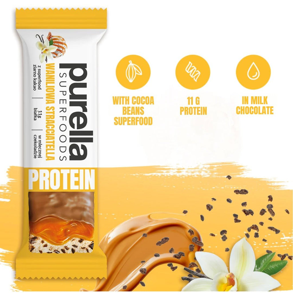 SuperFoods Protein Bar - Vanilla Straciatella 45g