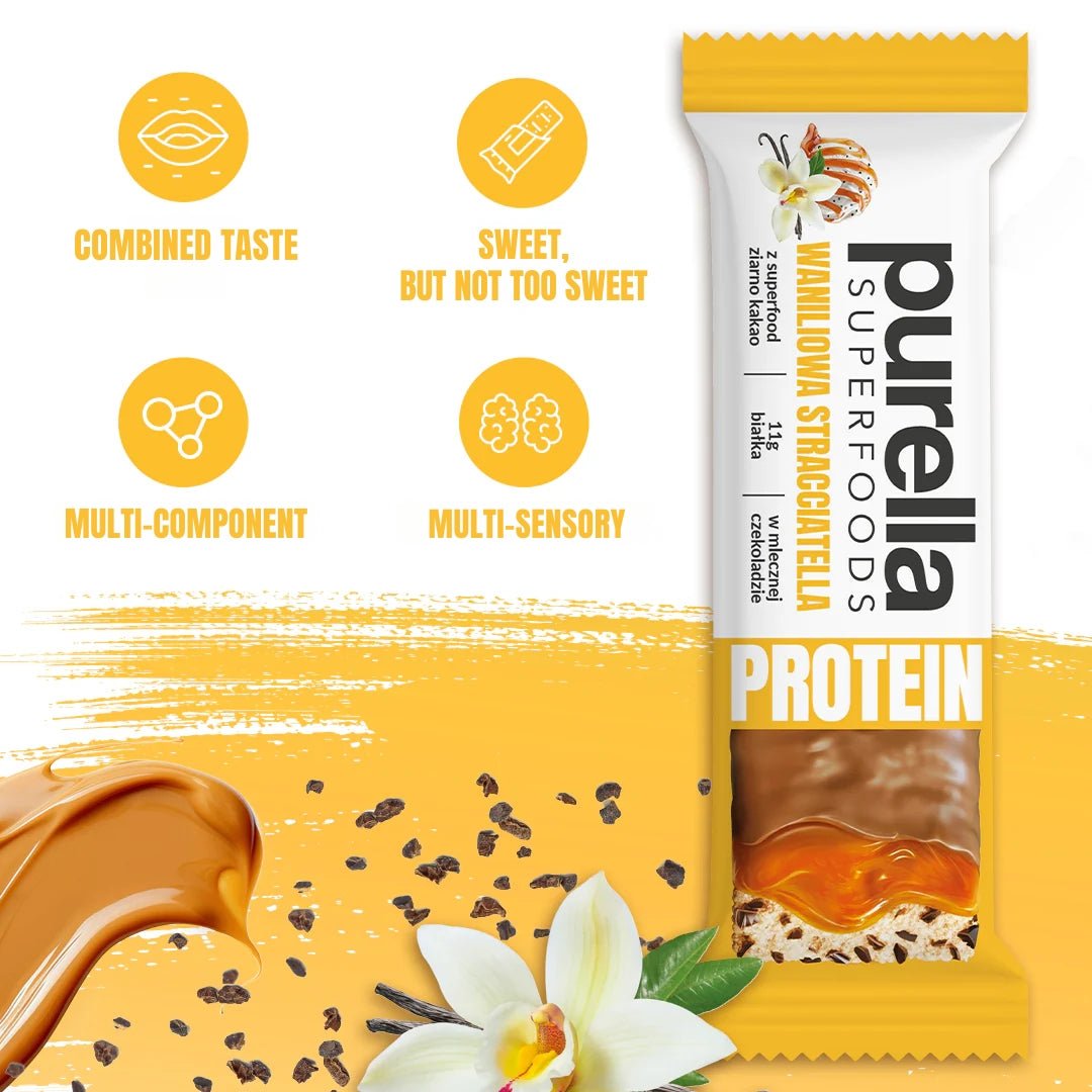 SuperFoods Protein Bar - Vanilla Straciatella 45g