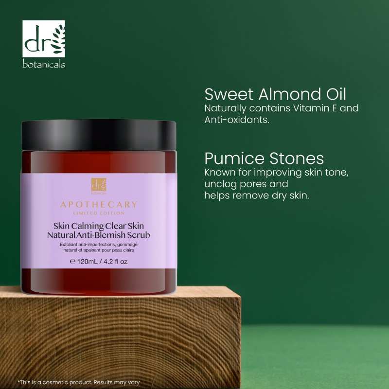 Skin Calming Clear Skin Natural Anti-Blemish Scrub 120ml